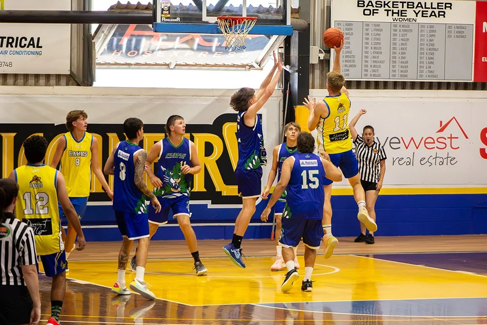 Senior men's basketball game