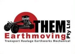 Them Earthmoving logo